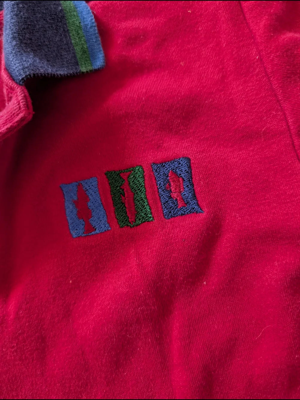 $ Vintage Rainbow Tag Gymboree‎ Camping Embroidered Polo
